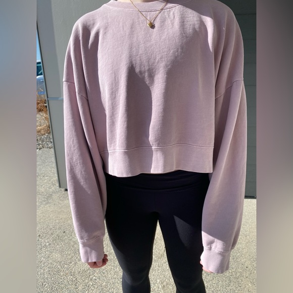 Cropped crewneck - Picture 2 of 4